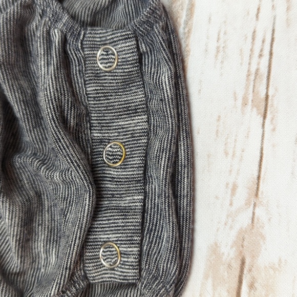 Oh Baby "Happy" Striped Bubble Romper 12-18M - Picture 3 of 5